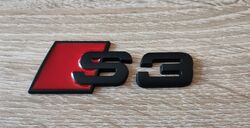 Audi S3 Black Emblem Logo