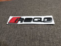 Audi RSQ3 Black Emblem Logo