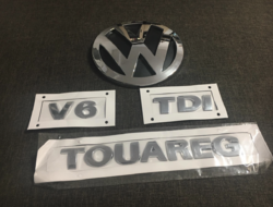 Volkswagen Touareg Set Emblems Logo