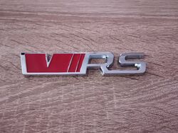 Skoda VRS Red with Silver Emblem Logo