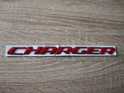 Dodge Charger Red Emblem Logo