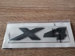 BMW X4 Black Emblem Logo