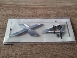 BMW X4 Silver Emblem Logo