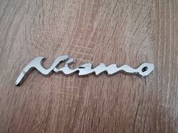 Nissan Nismo Silver Handwriting Emblem Logo