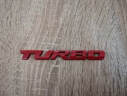 Honda Turbo Red Emblem Logo
