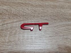 Renault GT Red Emblem Logo