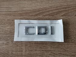 Mercedes Benz CDI Silver Emblem Logo