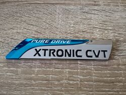 Nissan Xtronic CVT Silver Emblem Logo