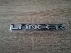 Mitsubishi Lancer Silver Emblem Logo Old Style