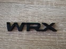 Subaru WRX Black Emblem Logo