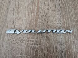 Mitsubishi Evolution Silver Emblem Logo