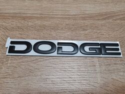Dodge Black Lettering Emblem Logo
