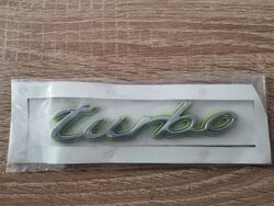 Porsche Turbo Silver with Green Emblem Logo