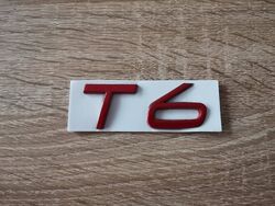 Volvo T6 Red Emblem Logo
