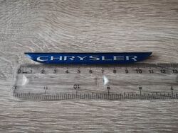 Chrysler Silver Lettering Emblem Logo