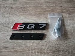 Audi SQ7 Silver Grill Emblem Logo