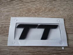 Audi TT Black Emblem Logo Old Style