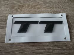 Audi TT Black Emblem Logo New Style