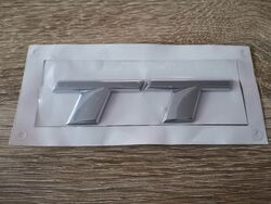 Audi TT Silver Emblem Logo New Style
