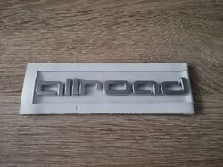Audi Allroad Silver Emblem Logo