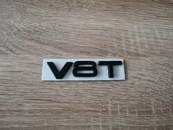 Audi V8T Black Emblem Logo