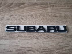 Subaru Black Lettering Emblem Logo