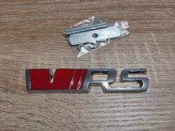 Skoda VRS Red with Silver Grille Emblem Logo