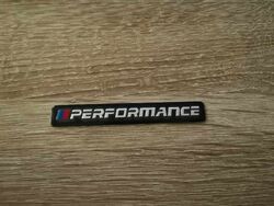 BMW Performance Black with Silver Emblem Logo