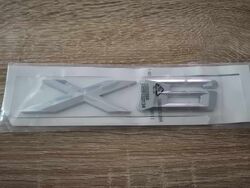 BMW X6 Silver Emblem Logo