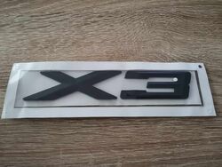 BMW X3 Black Emblem Logo