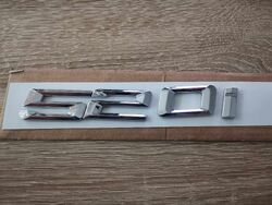 BMW 520i Silver Emblem Logo