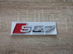 Audi SQ7 Silver Emblem Logo