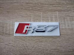 Audi RS7 Silver Emblem Logo