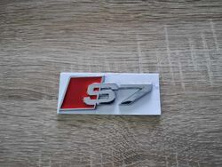Audi S7 Silver Emblem Logo