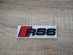 Audi RS6 Black Emblem Logo