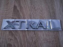 Nissan X-Trail T31 Silver Emblem Logo