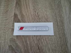 Audi Sport Silver Emblem Logo