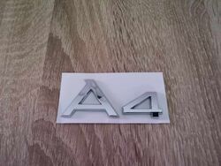 Audi A4 Silver Emblem Logo