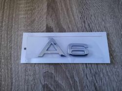 Audi A6 Silver Emblem Logo