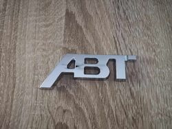 Audi ABT Silver Emblem Logo Big Size