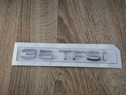 Audi 35 TFSI Silver Emblem Logo