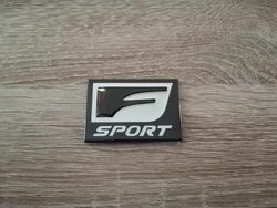 Lexus F Sport Black Emblem Logo