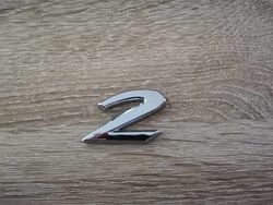 Mazda 2 Silver Number Only