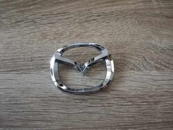 Mazda Silver Emblem Logo 6 cm x 4.8 cm