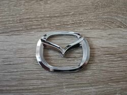 Mazda Silver Emblem Logo 6.7 cm x 5.3 cm