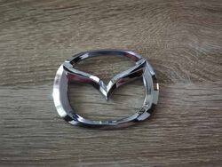Mazda Silver Emblem Logo 7.5 cm x 6 cm
