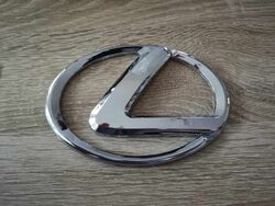 Lexus Silver Emblem Logo 15 cm x 10 cm