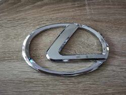 Lexus Silver Emblem Logo 16 cm x 11 cm