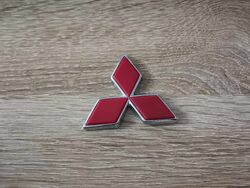 Mitsubishi Red Emblem Logo 6.2 cm