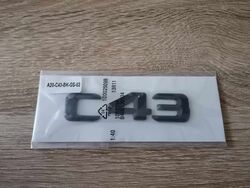Mercedes Benz C43 Black Emblem Logo